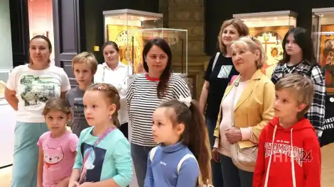 Участники акции Веди родителей в музей