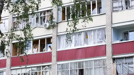 балконы на доме
