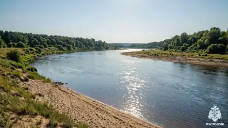 река Белая в Актанышском районе Татарстана