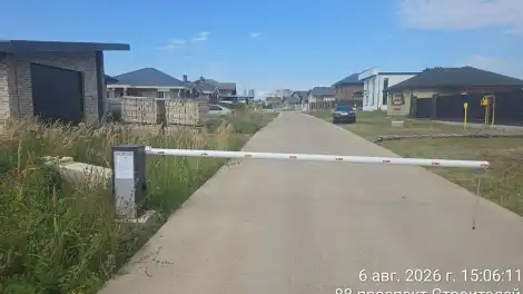 шлагбаум на дороге в Нижнекамске