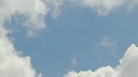 синее небо