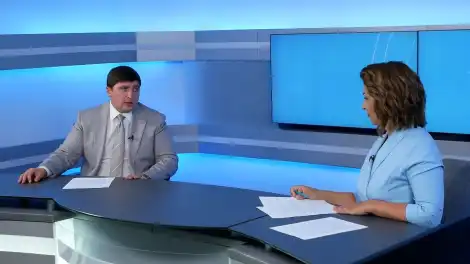 Мэр Нижнекамска Радмир Беляев на Прямой связи на телеканале НТР 24