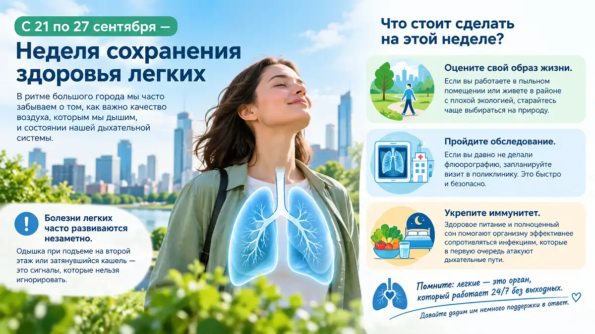 Советы как сохранить легкие здоровыми