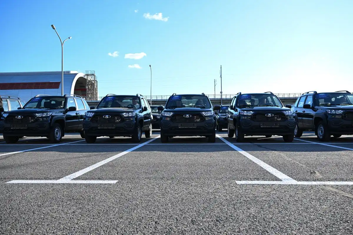 автомобили Lada Niva Travel на площадке Казань Экспо