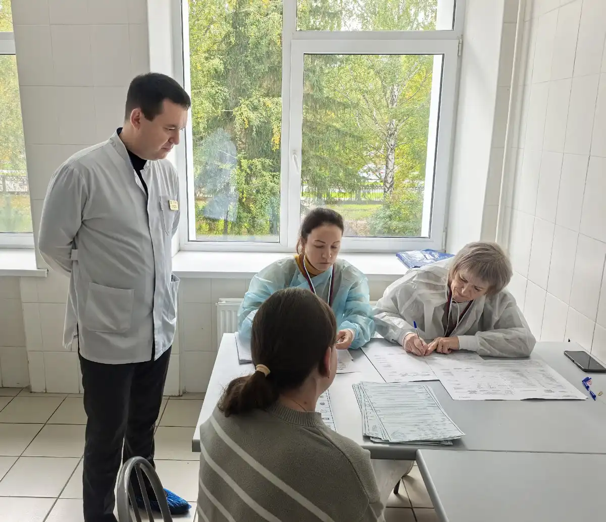 день выборов в Нижнекамском роддоме