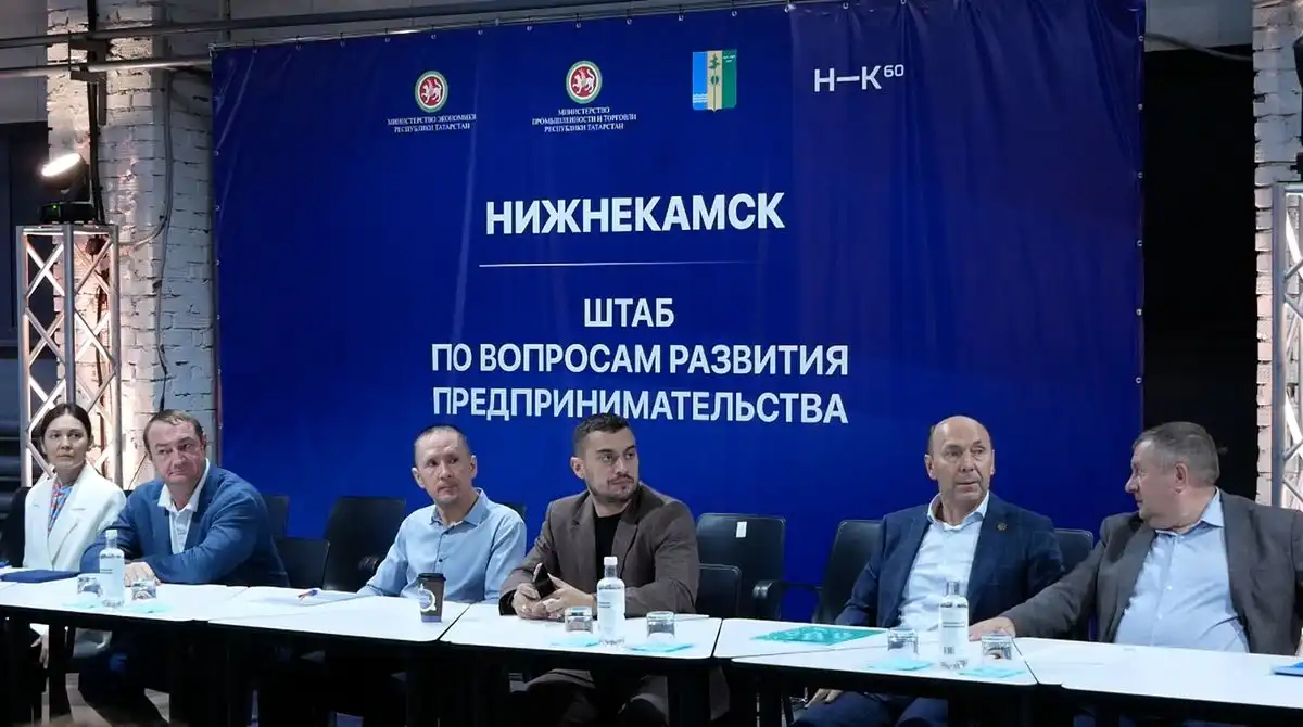бизнесмены на заседании антикризиного штаба Нижнекамска