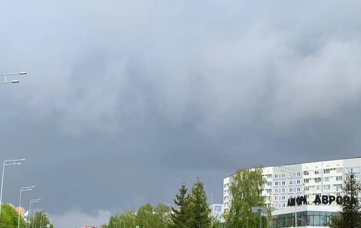 пасмурное небо с тучами