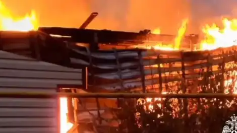 пожар в частном доме