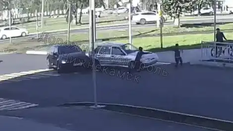 момент аварии в Нижнекамске 18 сентября