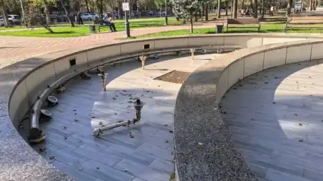 фонтаны Нижнекамска уходят на зимовку