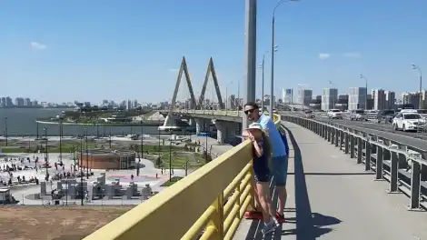 Мост Миллениум в Казани