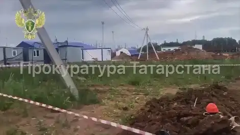 Место гибели рабочих в Нижнекамске