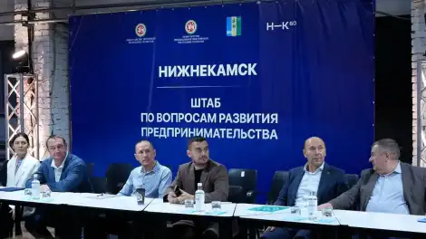 бизнесмены на заседании антикризиного штаба Нижнекамска