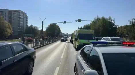 место наезда на пешеход на ул. Мурадьяна в Нижнекамске