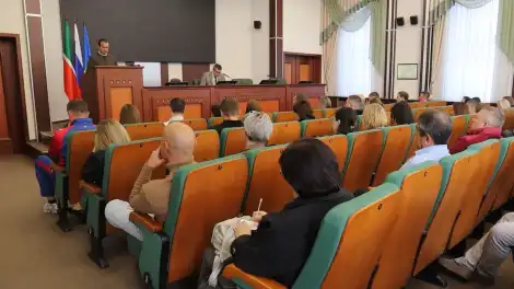 совещание с бизнесом по поводу действия при воздушной тревоге