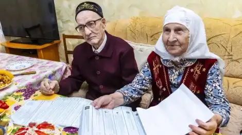 90-летний житель Большого Афанасово проголосовал в день своего юбилея