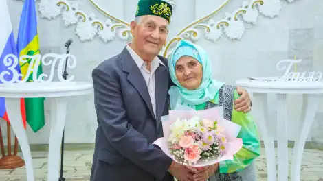 семейная пара из Нижнекамска которая прожила вместе 65 лет