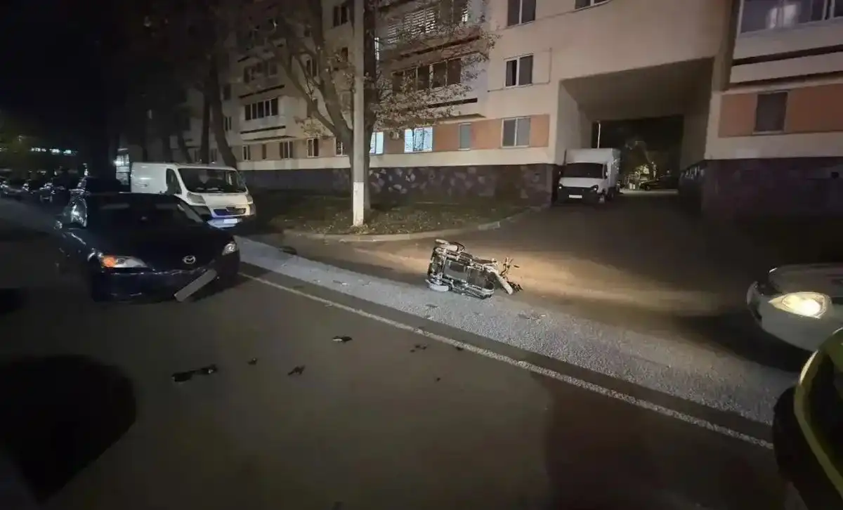 ДТП трицикл и Мазда в Нижнекамске