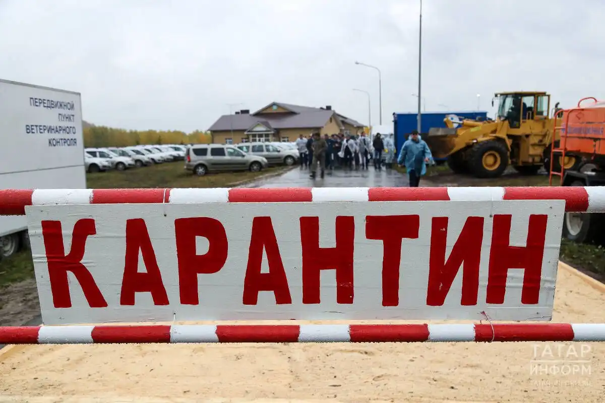табличка "карантин"