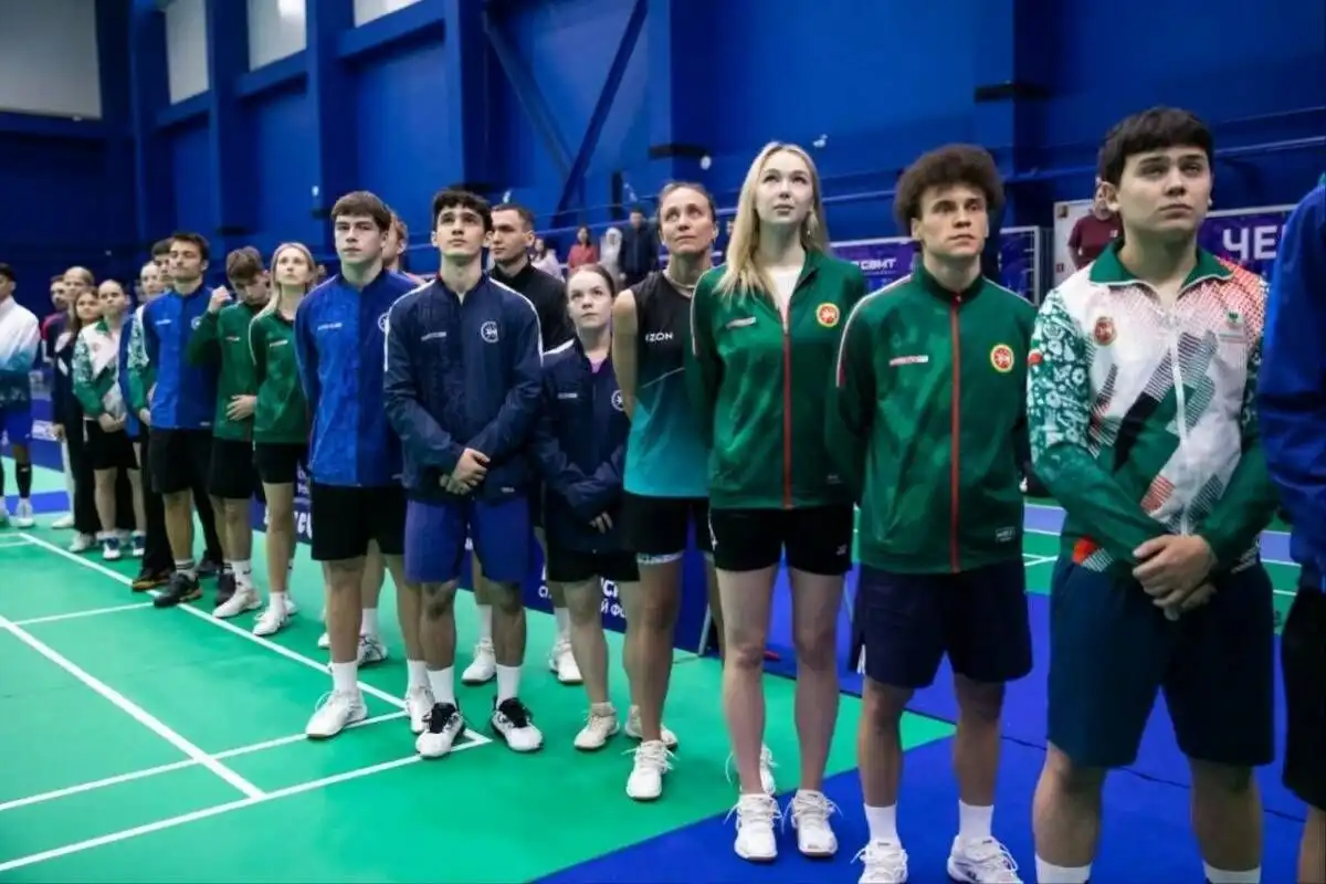 сборная Татарстана по бадминтону на чемпионате России в Казани