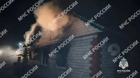 пожар в доме дым