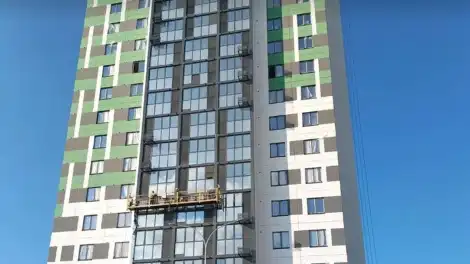 новый дом в 29 микрорайоне Нижнекамска