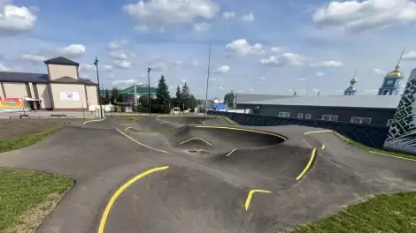центральный парк в селе Тюлячи