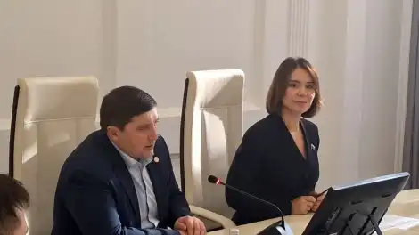 мэр Нижнекамска Радмир Беляев и депутат ГД Альфия Когогина