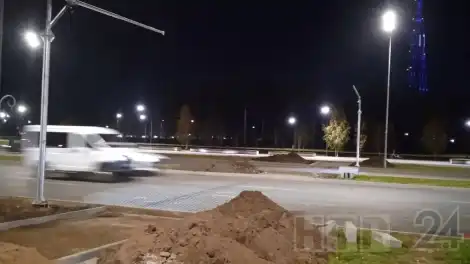 будущий пешеходный переход на пр. Вахитова в Нижнекамске