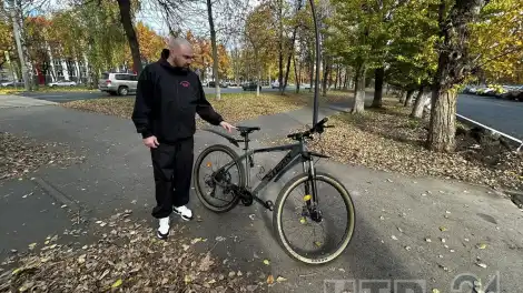 Никита Санников и его велосипед
